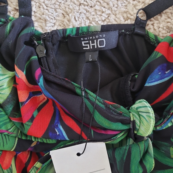 Forever 21 Tropical Floral Mini Dress 👗 - Picture 2 of 3